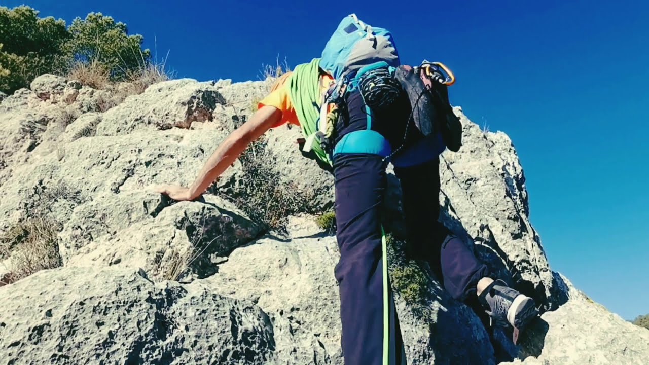 Cresta del Castellar (IV+) Vía Espaguetti en Alcoy