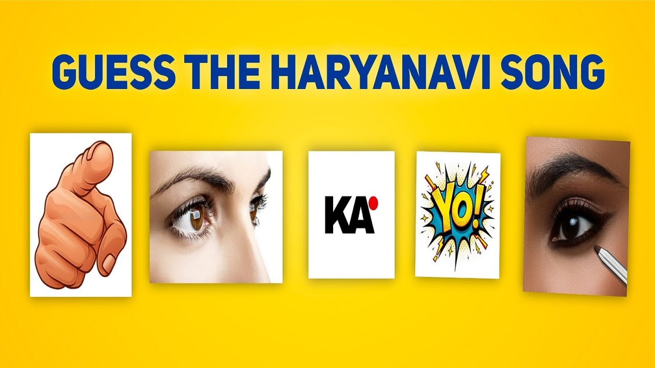 Guess The Most Popular Haryanavi Song by The Emojis (It's Not Easy)