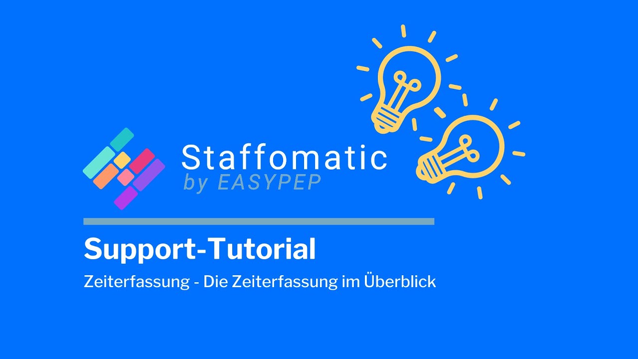 Zeiterfassung erklärt • Die Timetracking Funktionen von Staffomatic