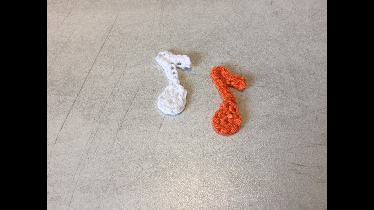 Tuto note de musique au crochet @Alextitia Tuto Crochet