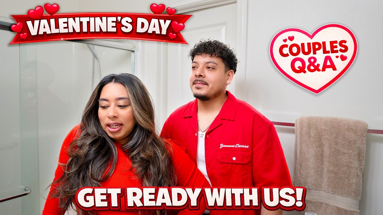Valentine's Day GRWM 🌹💕 + Couples Q&A