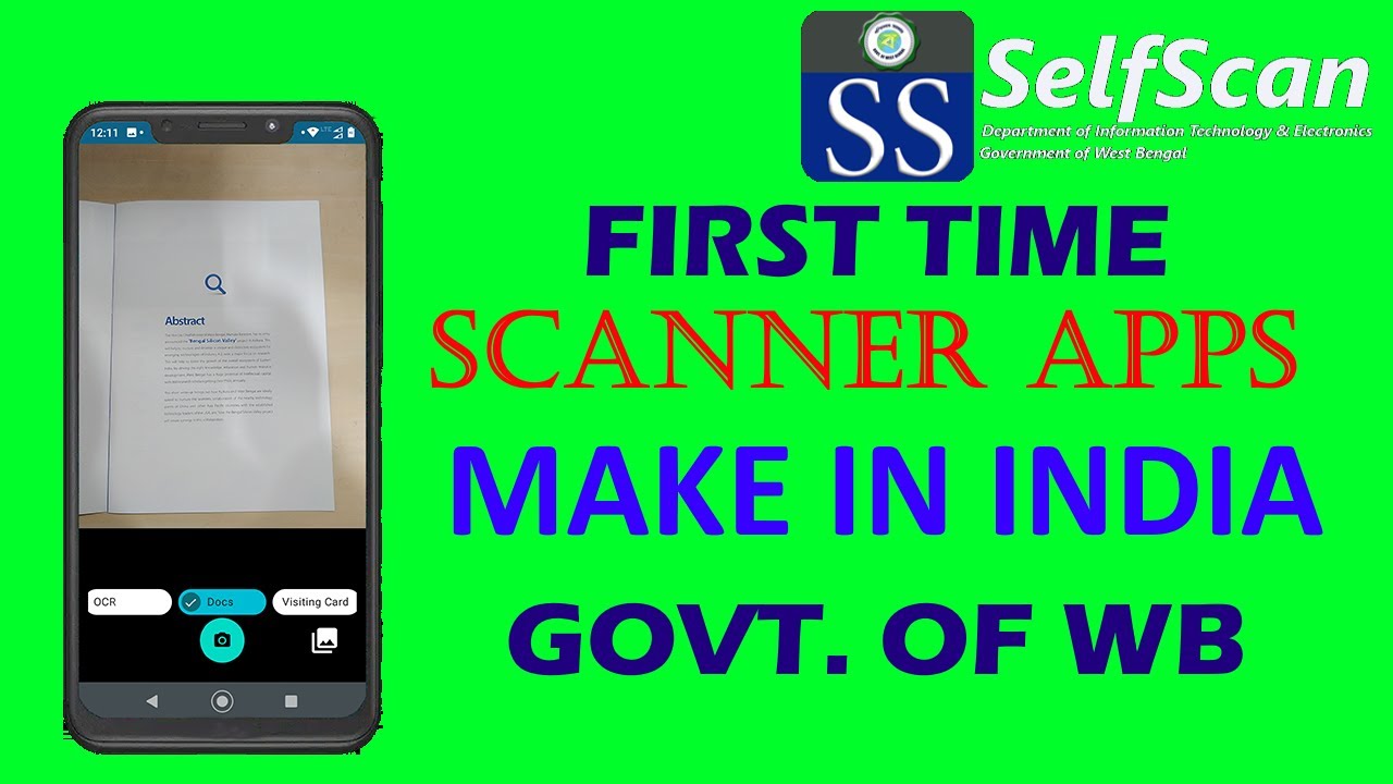 Best Indian Document Scanner Apps by Indian Govt. | SelfScan Apps Review | Make in India