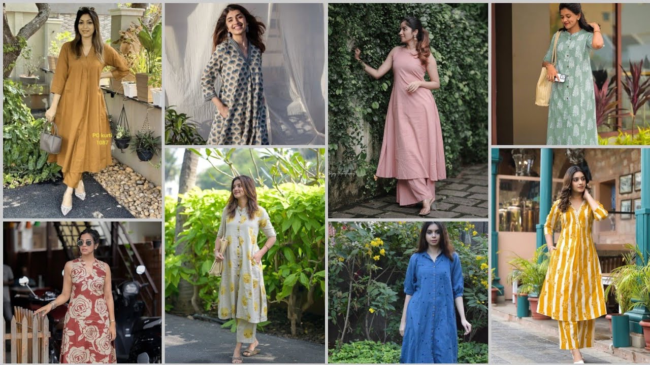 💯🎊Most stylish cotton a line kurti designs ideas for ladies / a line kurti designs for girls 