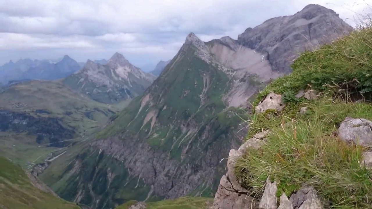 Abstieg von der Braunarlspitze am F&uuml;rggele