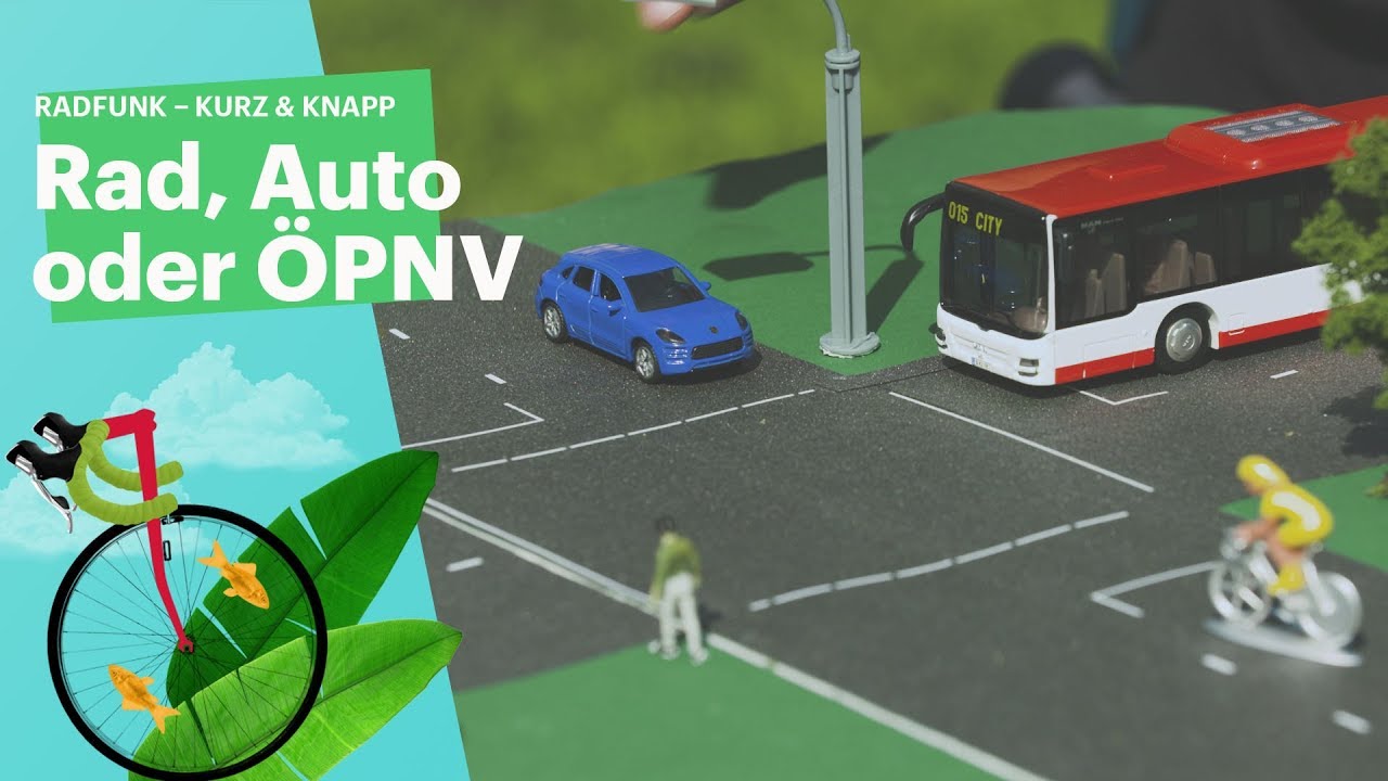 Rad, Auto, ÖPNV - Wer schneidet besser ab? | RADFUNK
