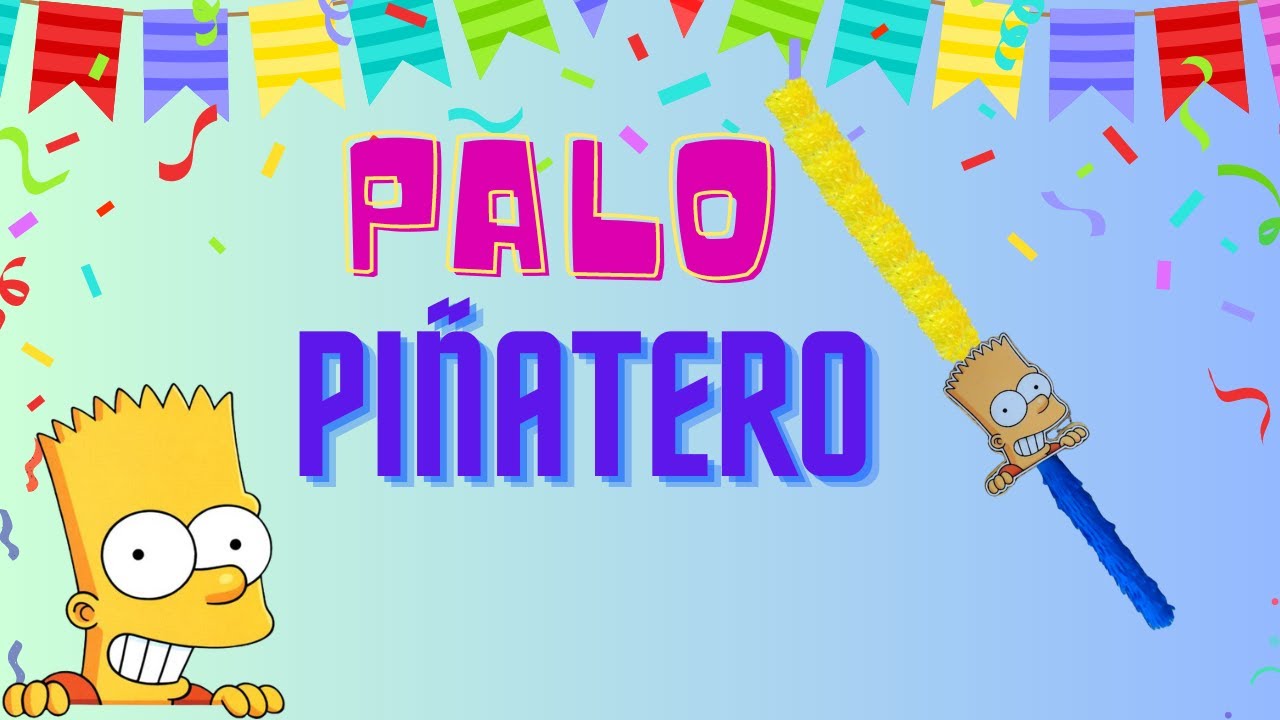 Palo para Piñatas | COMO FORRAR UN PALO DE PIÑATA CON PAPEL CREPE