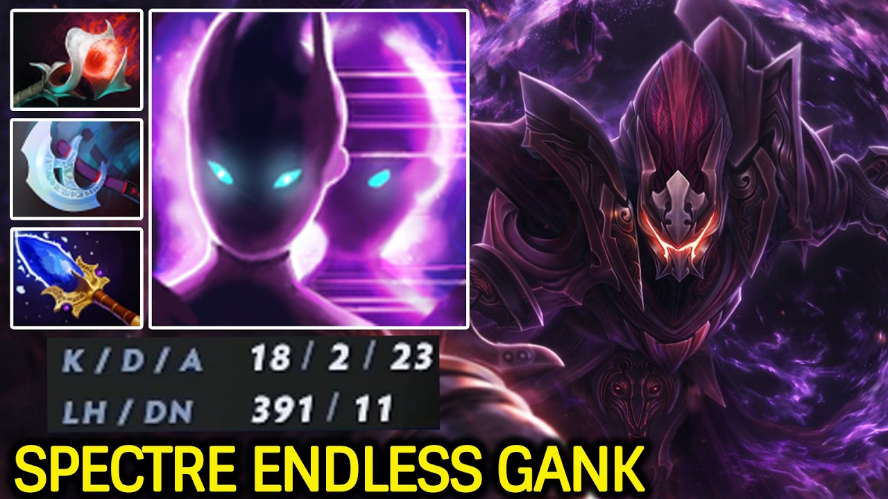 Spectre Endless Gank – First Item Orchird + Scepter Dota 2