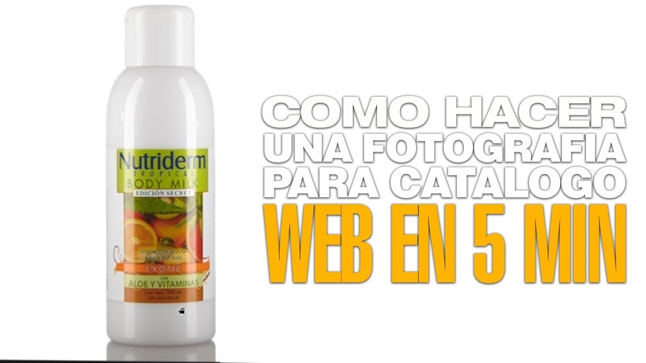Como hacer  una fotografia de producto para catalogo web #FerFlo