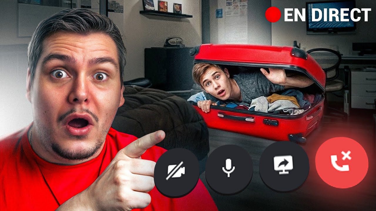 QUI AURA LA MEILLEURE CACHETTE ??! 🧐 - (wtf il est dans une valise)