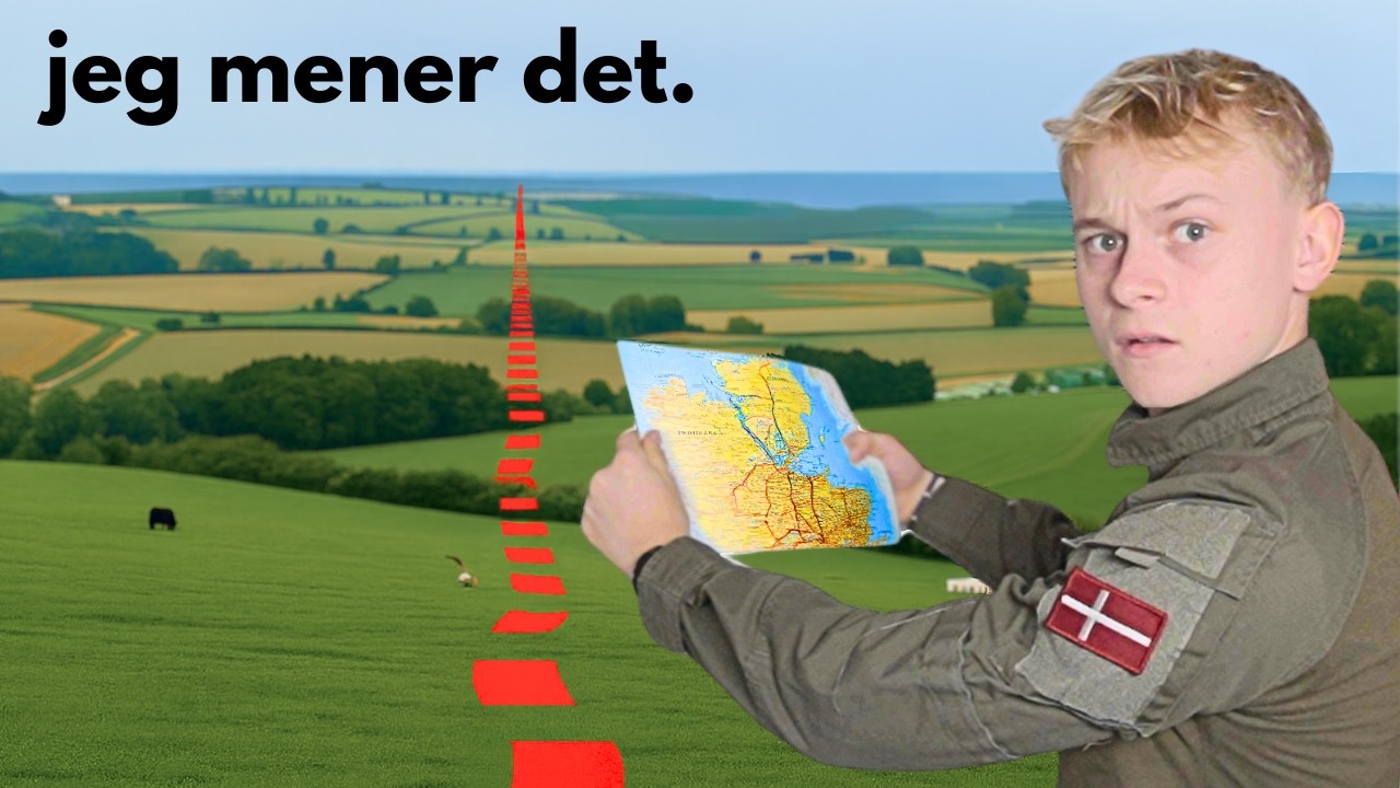 JEG KRYDSEDE DANMARK I EN LIGE LINJE – SJÆLLAND