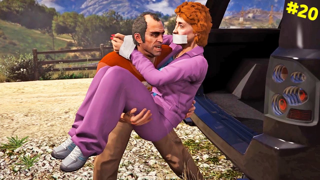 اختطاف زوجة مادرازو بمود جرافيك جي تي أي 6 | GTA V Walkthrough with GTA 6 Graphics #20