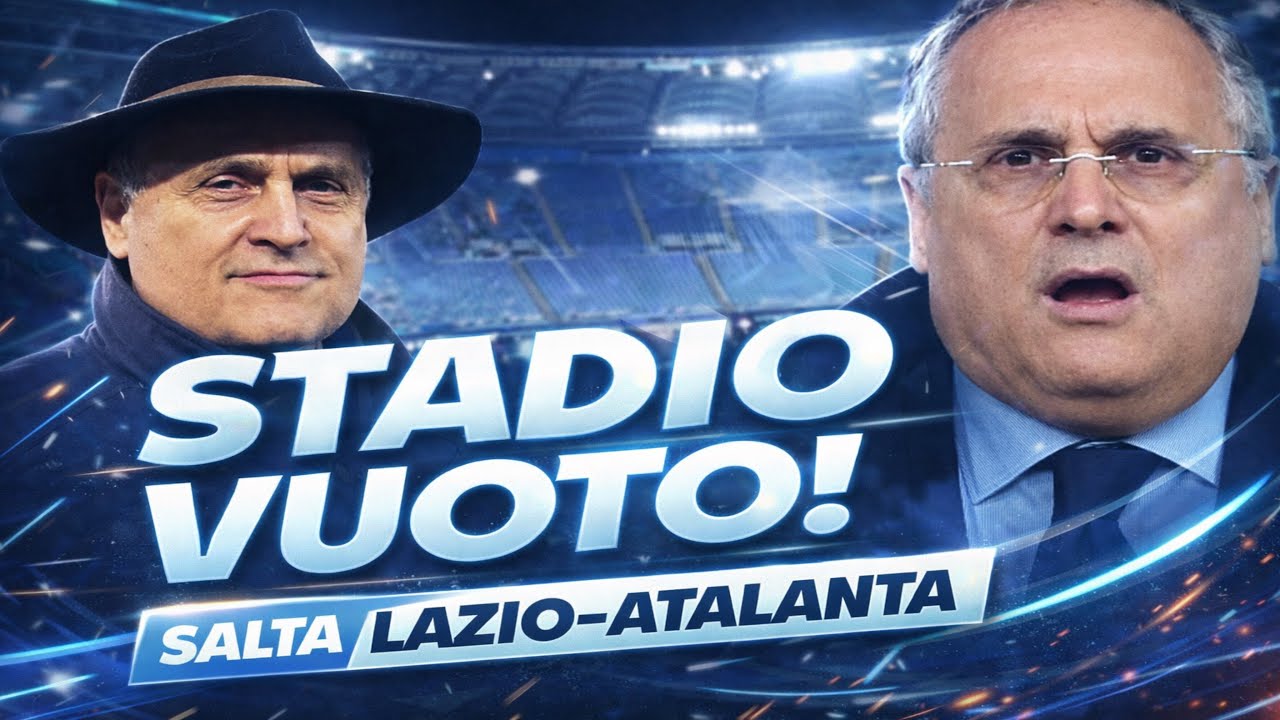 UFFICIALE! STADIO VUOTO anche per LAZIO ATALANTA!