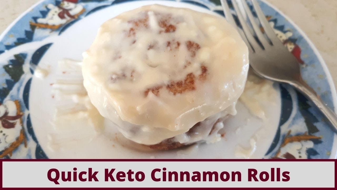 Quick Keto Cinnamon Rolls (Gluten Free And No Yeast)