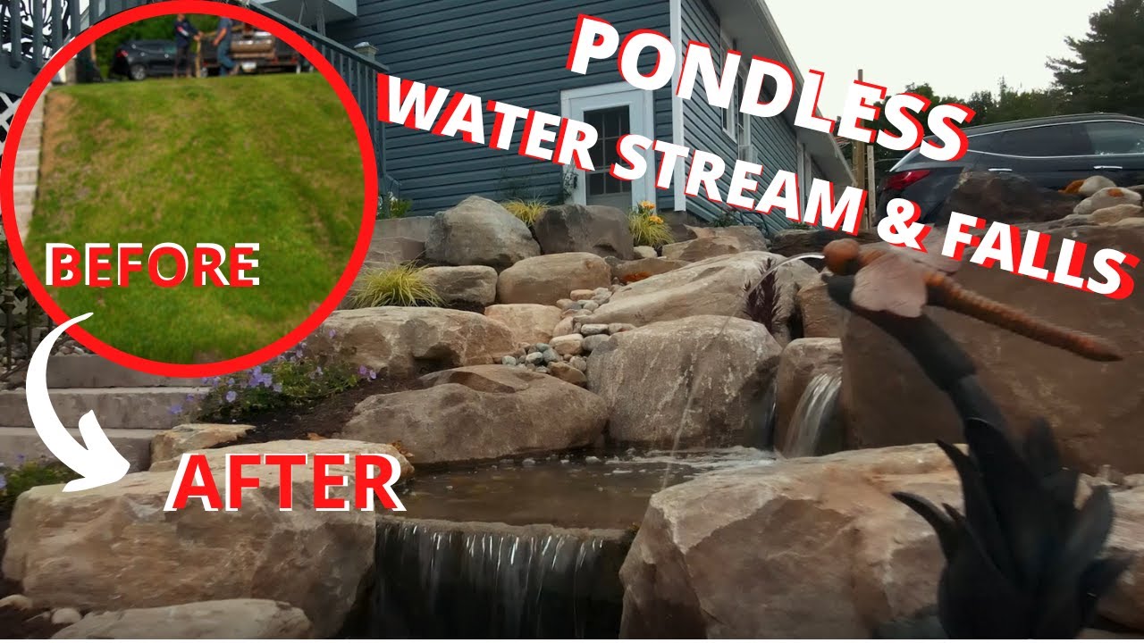 Backyard Pondless Waterall