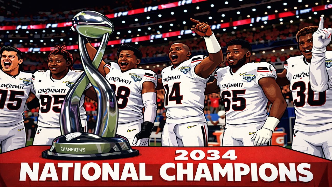 College Football 26 - 2033 Season Finale Winning My First Championship - Cincy Rebuild