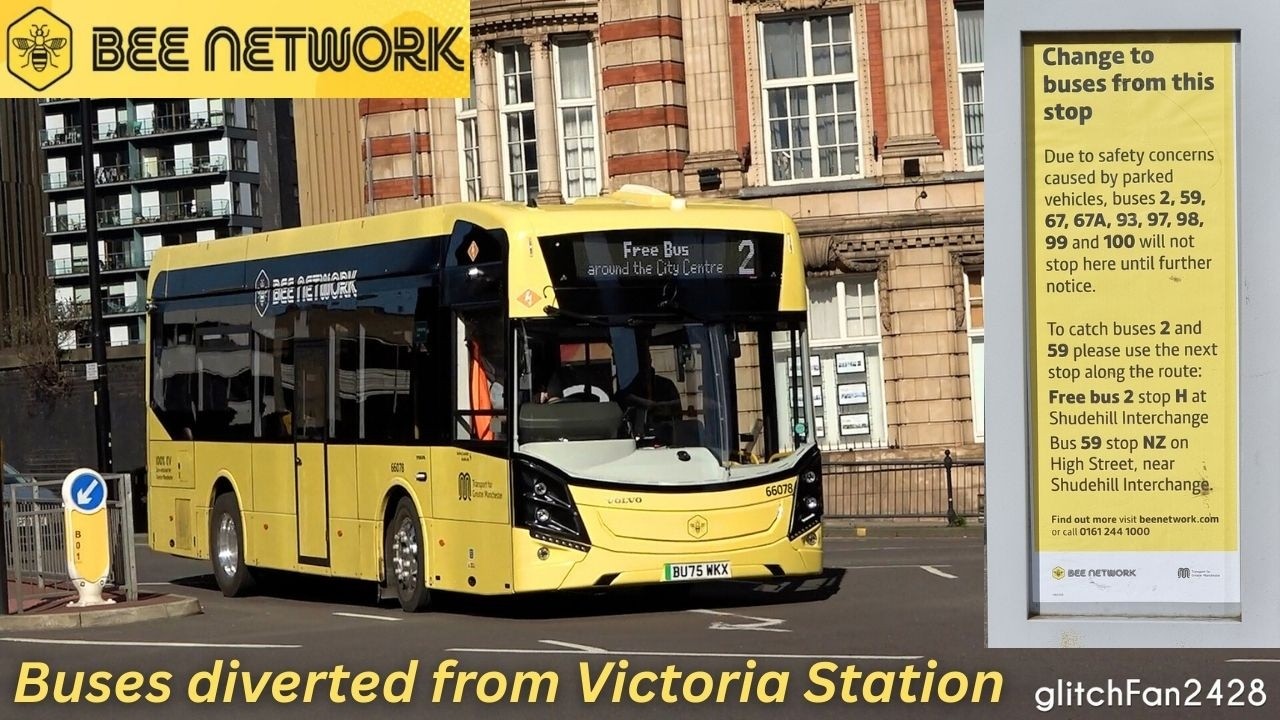 🐝 Bee Network Bus Diversions: Services Skipping Victoria Station 2026