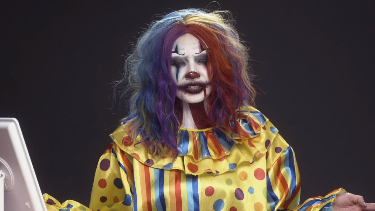 Halloween Makeup Tutorials: Creepy Clown
