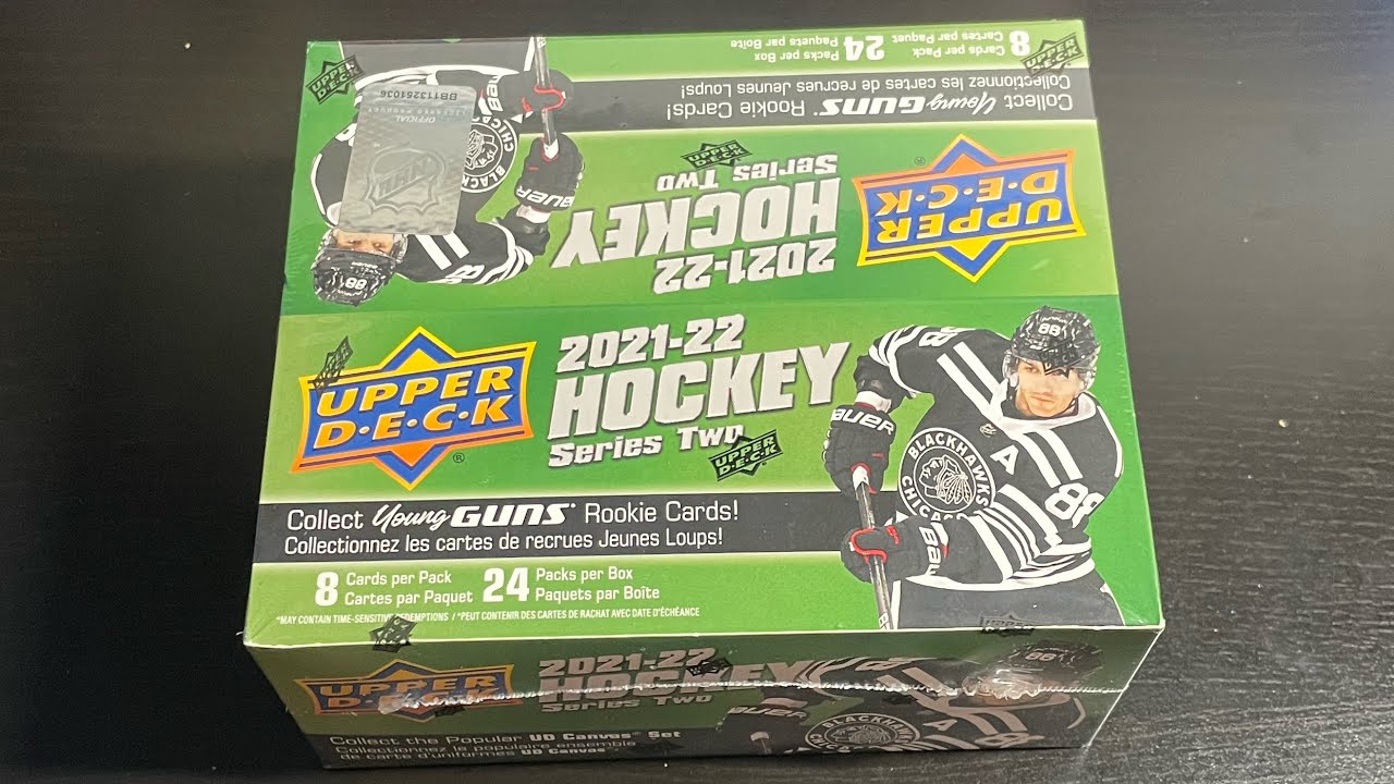 Crazy Box! 2021-22 Upper Deck Series 2 Hockey Retail Box!