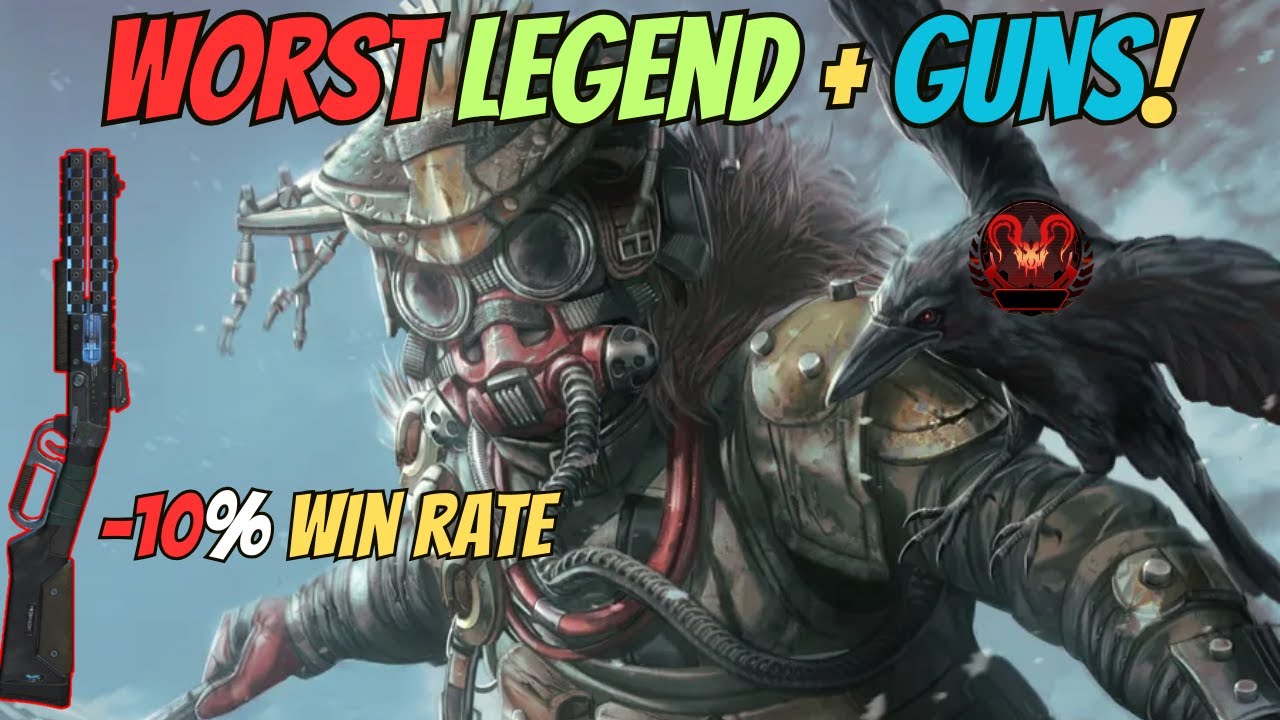 В Apex Legends используют ХУДШЕГО персонажа и ХУДШЕЕ оружие в рейтинговых играх.