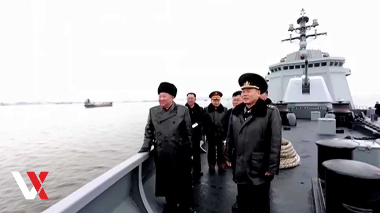 Kim Jong Un Inspects New North Korean Destroyer, Oversees Strategic Cruise Missile Launch | VERTEX