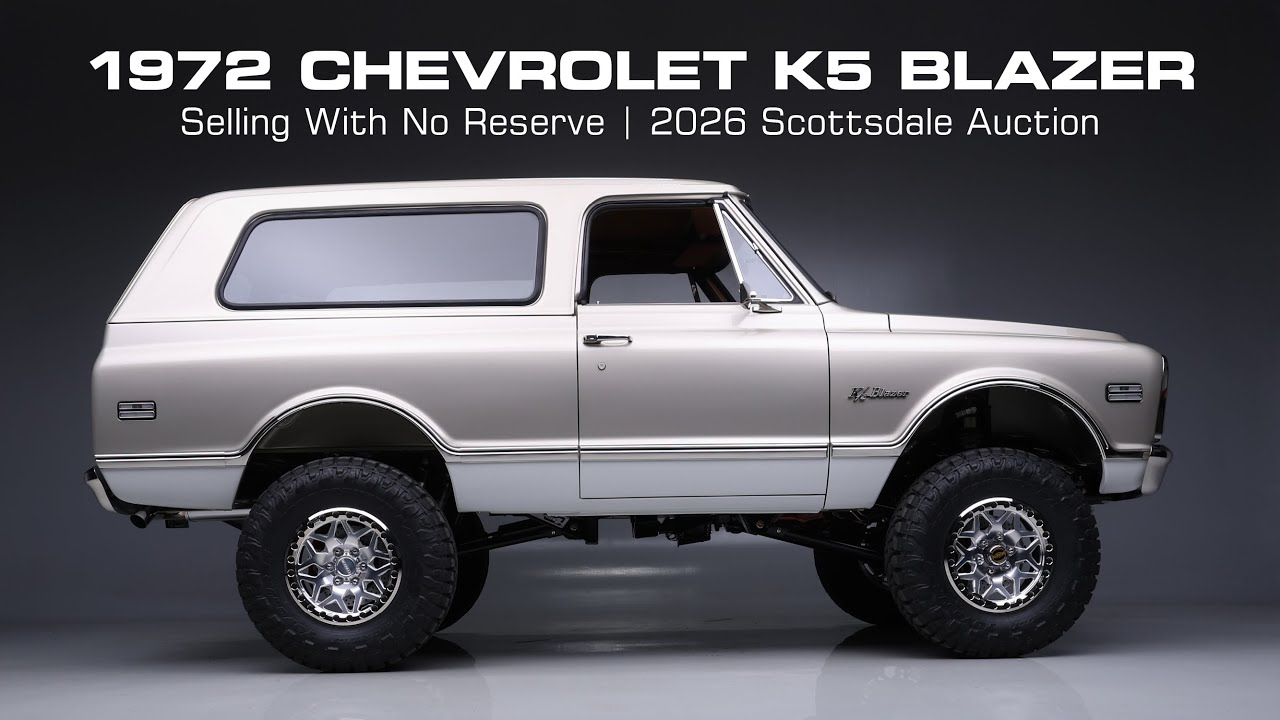 ПЕРВЫЙ ВЗГЛЯД - Chevrolet K5 Blazer Custom SUV 1972 года выпуска - АУКЦИОН BARRETT-JACKSON В СКОТ...