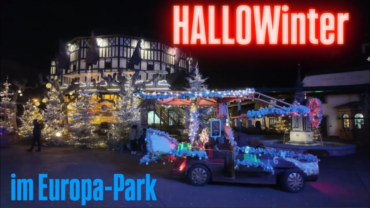 Europa-Park die letzten Tage HALLOWinter 🎄🍂 | Magischer Rundgang zwischen Halloween & Weihnachten 👻🎄