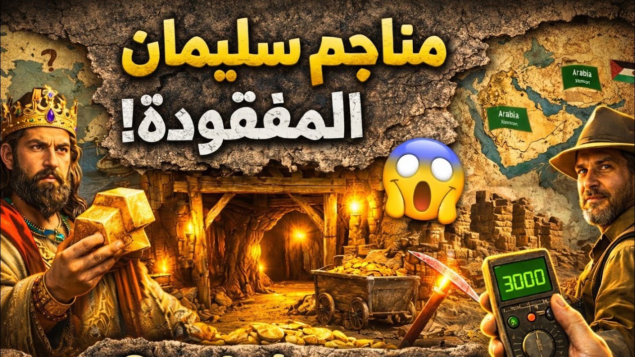 مناجم النبي سليمان المفقودة 😱 أين تقع أرض أوفير؟ لغز الذهب الذي حيّر العلماء!