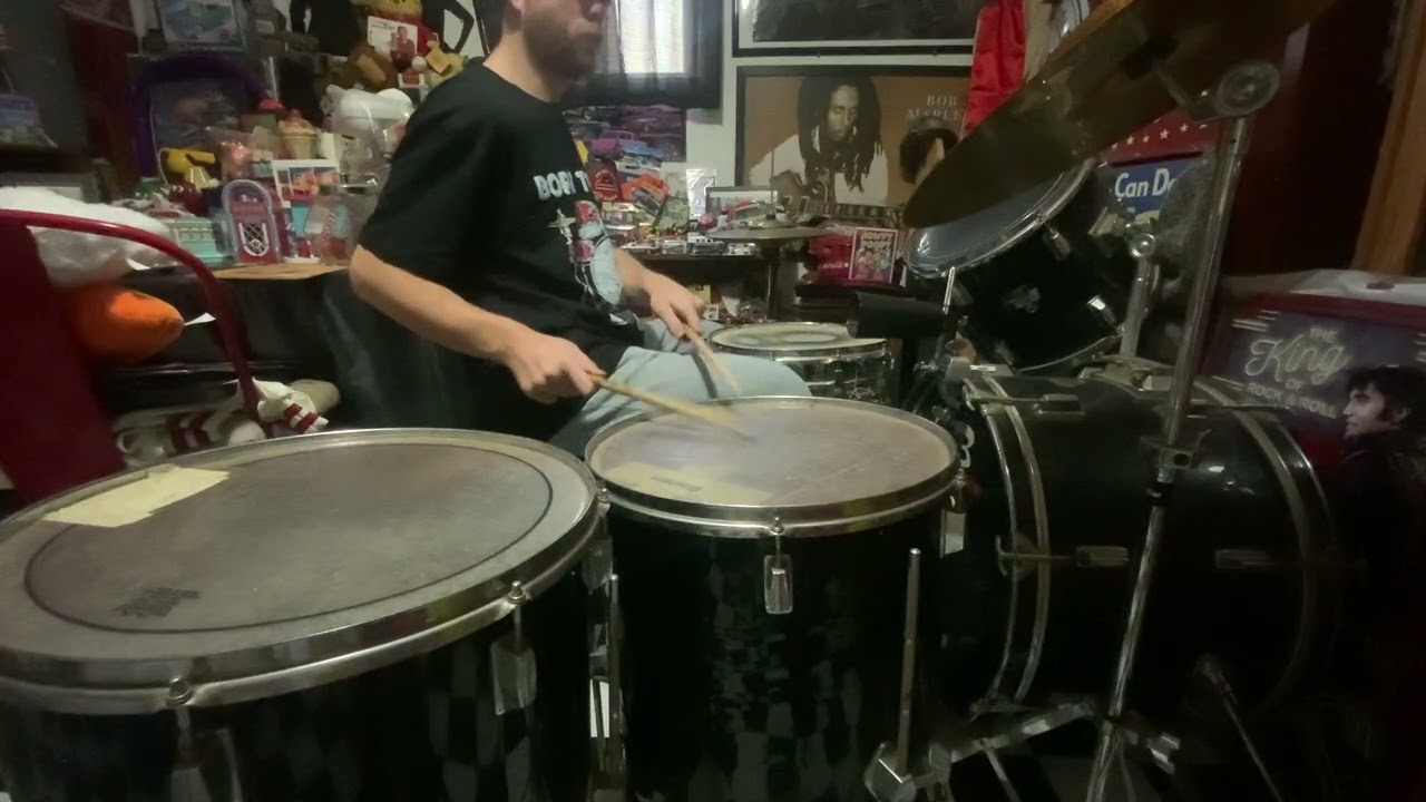 Playing my drums 🥁