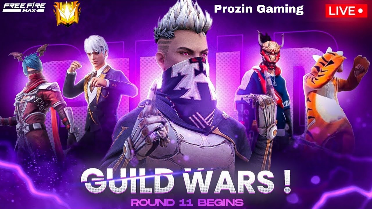 Guild Wars Season 2 - Free Fire Telugu Live - Munna Bhai is Live - Telugu Gaming Live #MBG