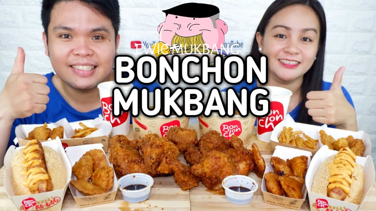 Bonchon Cravings Mukbang / Filipino Mukbanger / Collab @Myrtelle / Mukbang Philippines