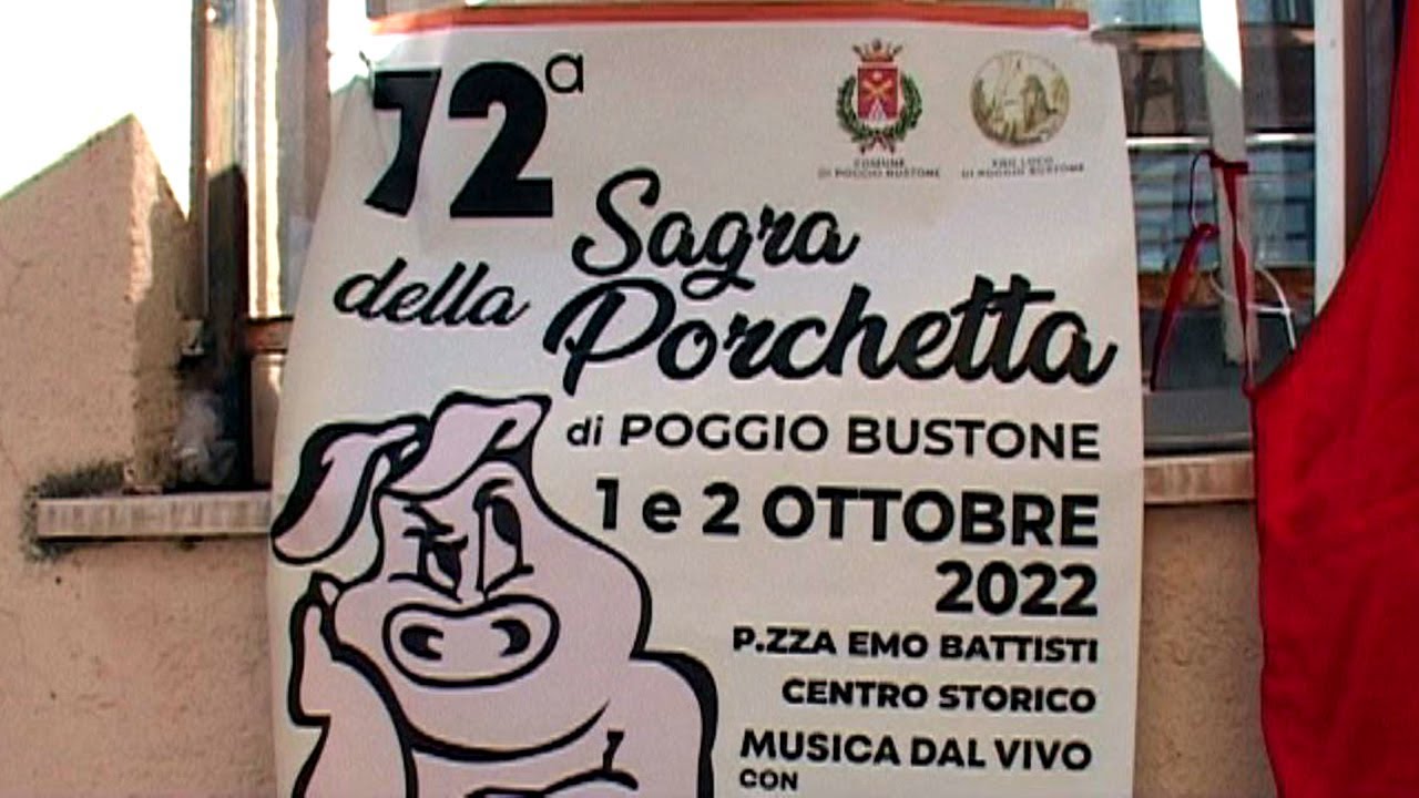 72^ Sagra della Porchetta di Poggio Bustone 2022