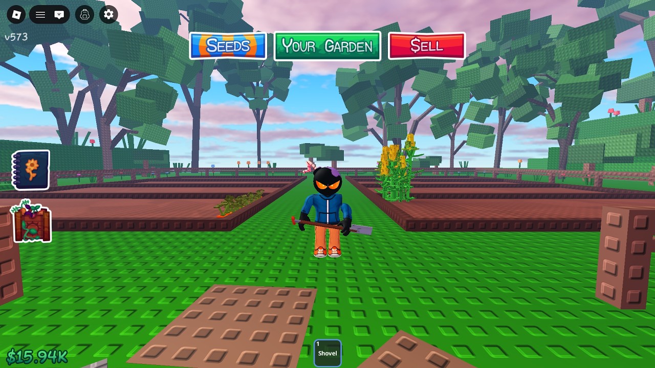 COMEÇANDO UM JARDIM DO COMPLETO ZERO NO ROBLOX❗❗❗❗