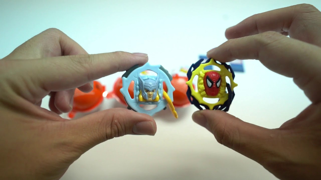Kinder Joy Surprise Eggs (Disney & Marvel) [ASMR]