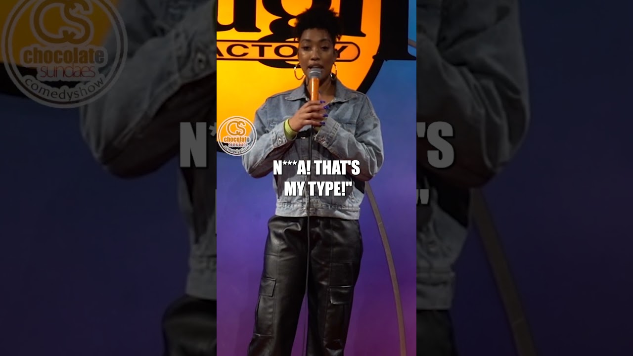 Dating A Black Man Can Be Scary @evaevanscomedy9503  - Chocolate Sundaes Comedy #shorts
