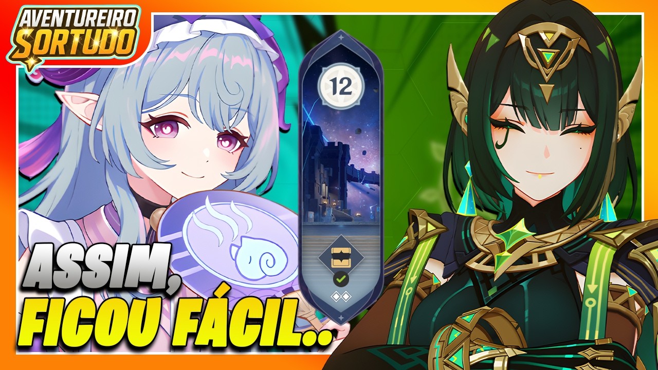 C1 Mizuki Carga Lunar & C0 Nefer Florescimento Lunar | Abismo Espiral 6.4 | Genshin Impact