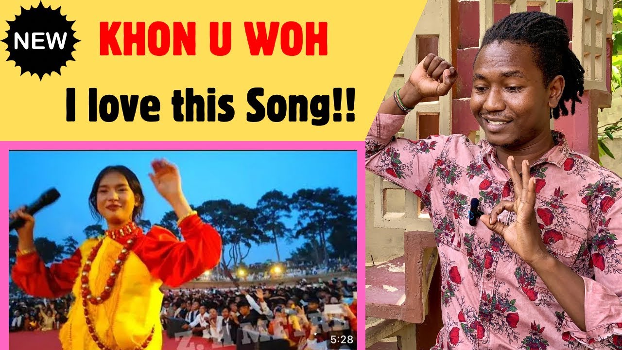 African React to KHON U WOH  Song | Khasi new song | Jaintia | Gabs Reaction