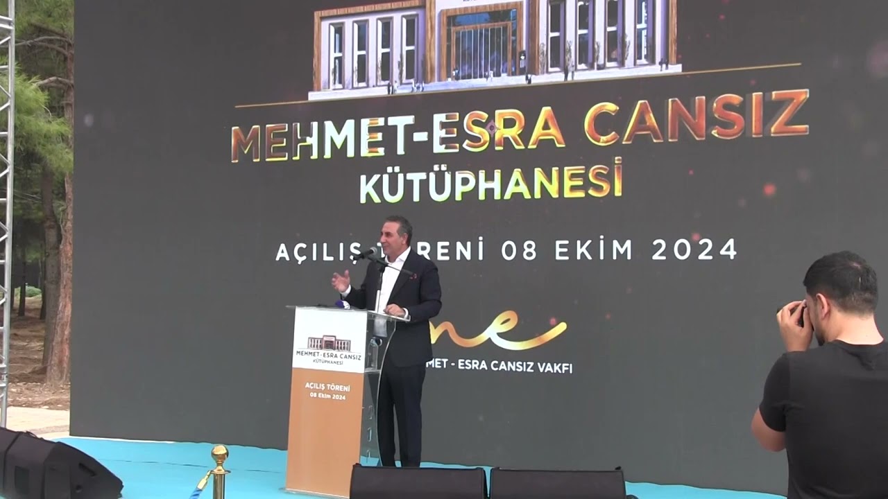 MEHMET-ESRA CANSIZ KÜTÜPHANESİNİN AÇILIŞI GERÇEKLEŞTİ