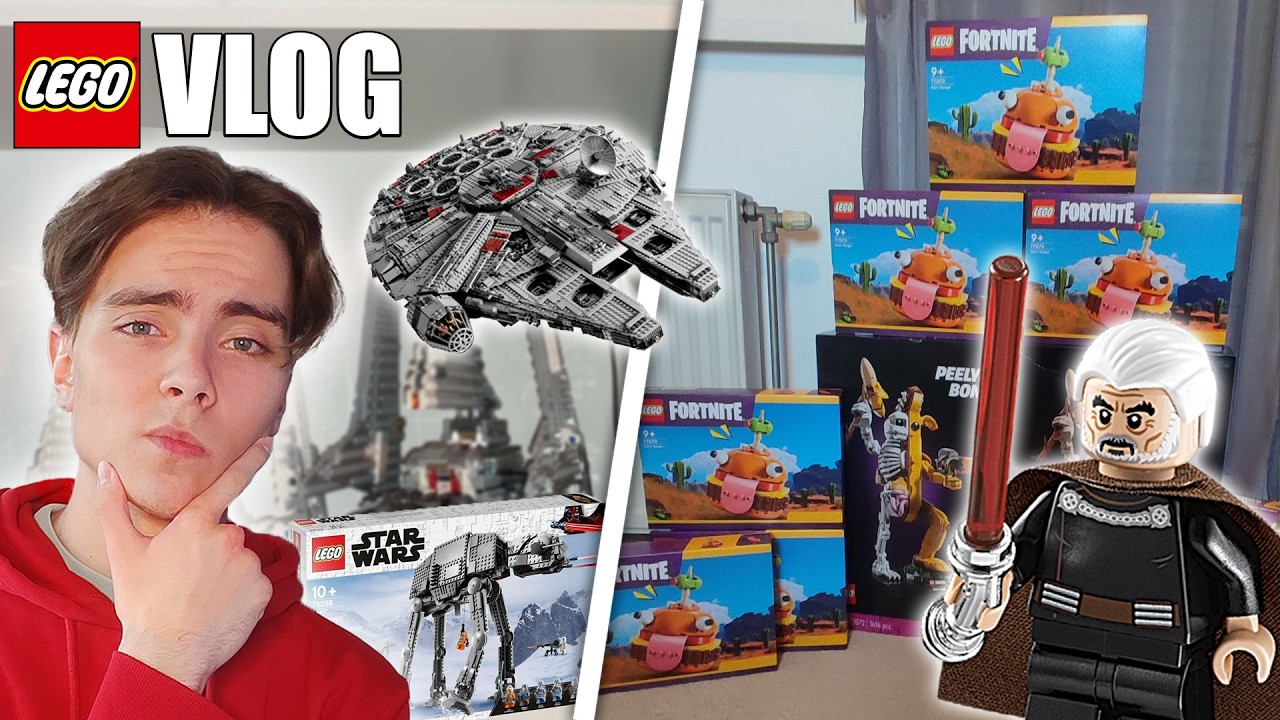 UCS Falcon, Dooku Gróf és a NAGY Fortnite Beszerzés! | LEGO Vlog