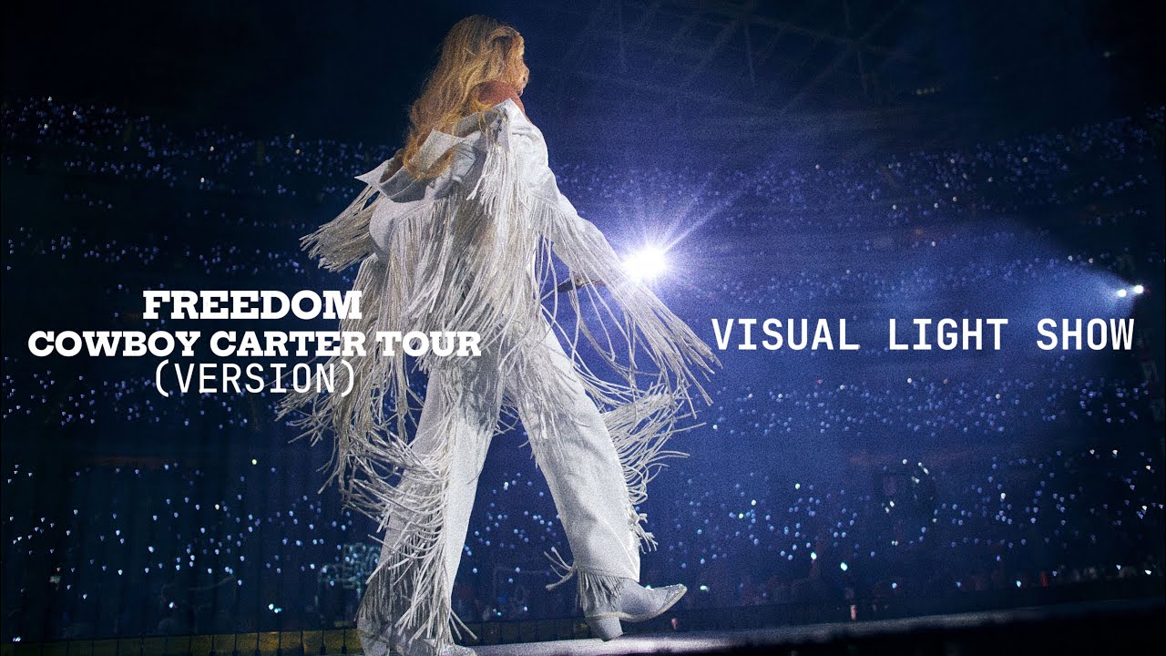 Beyoncé - Freedom (cowboy carter tour studio version / visual light show)