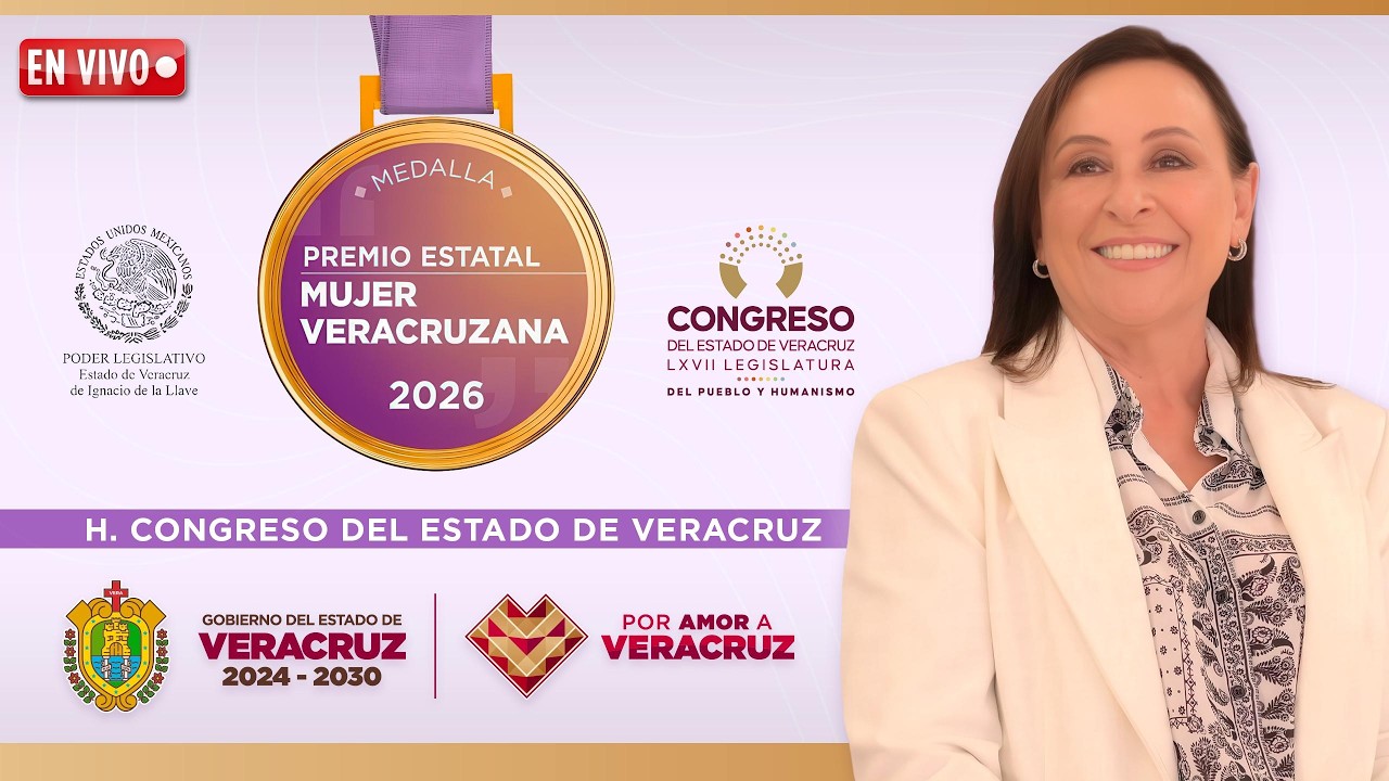 🔴 Transmisión en vivo | Premio Estatal Mujer Veracruzana 2026