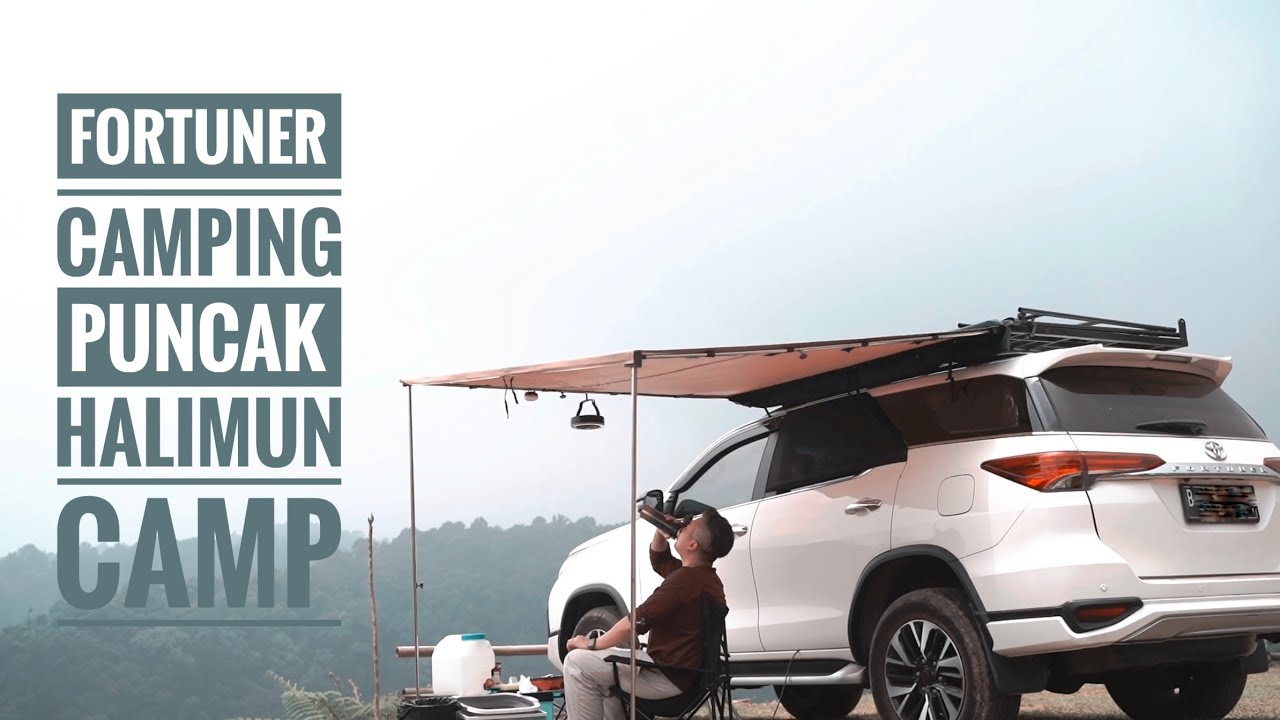 Fortuner camping puncak halimun camp (ASMR)