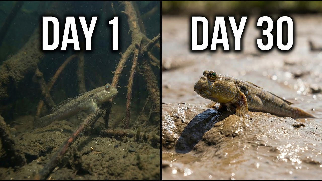 This Fish Can Walk on Land Day 1 → Day 30 Full transformation