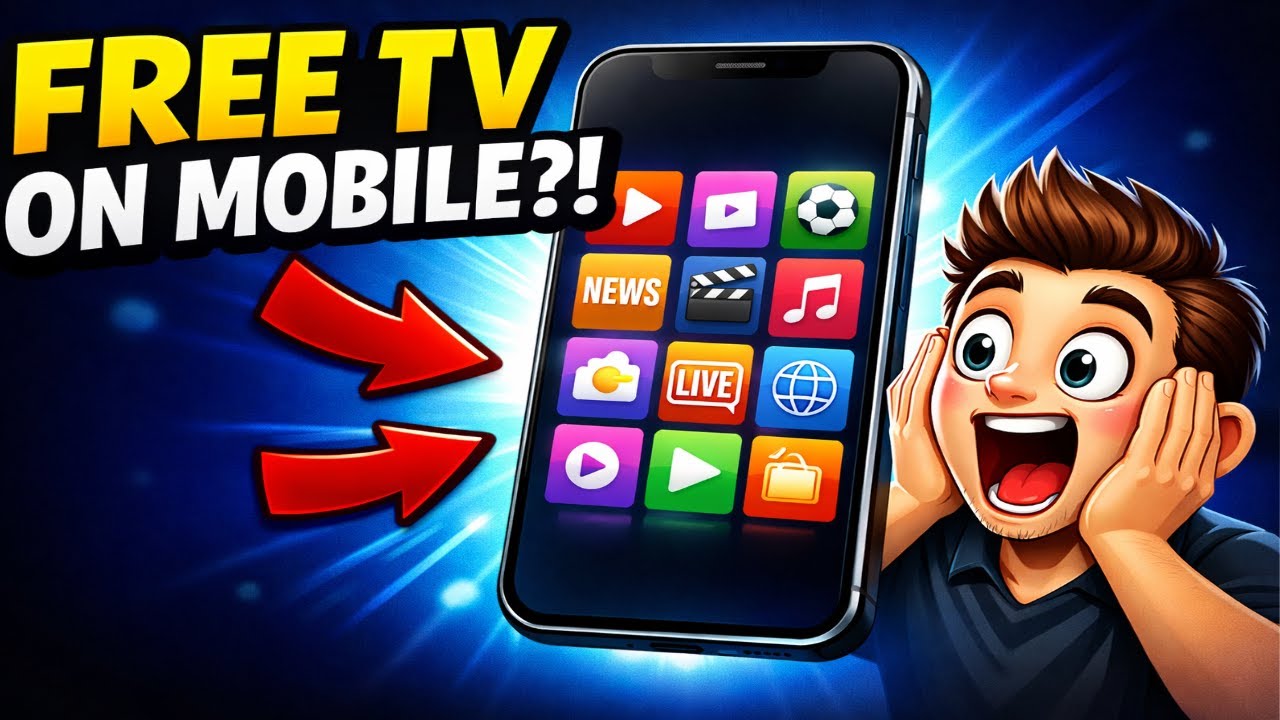 Free TV on Mobile?! 😱 Watch 7000+ Live Channels FREE (No Cable)