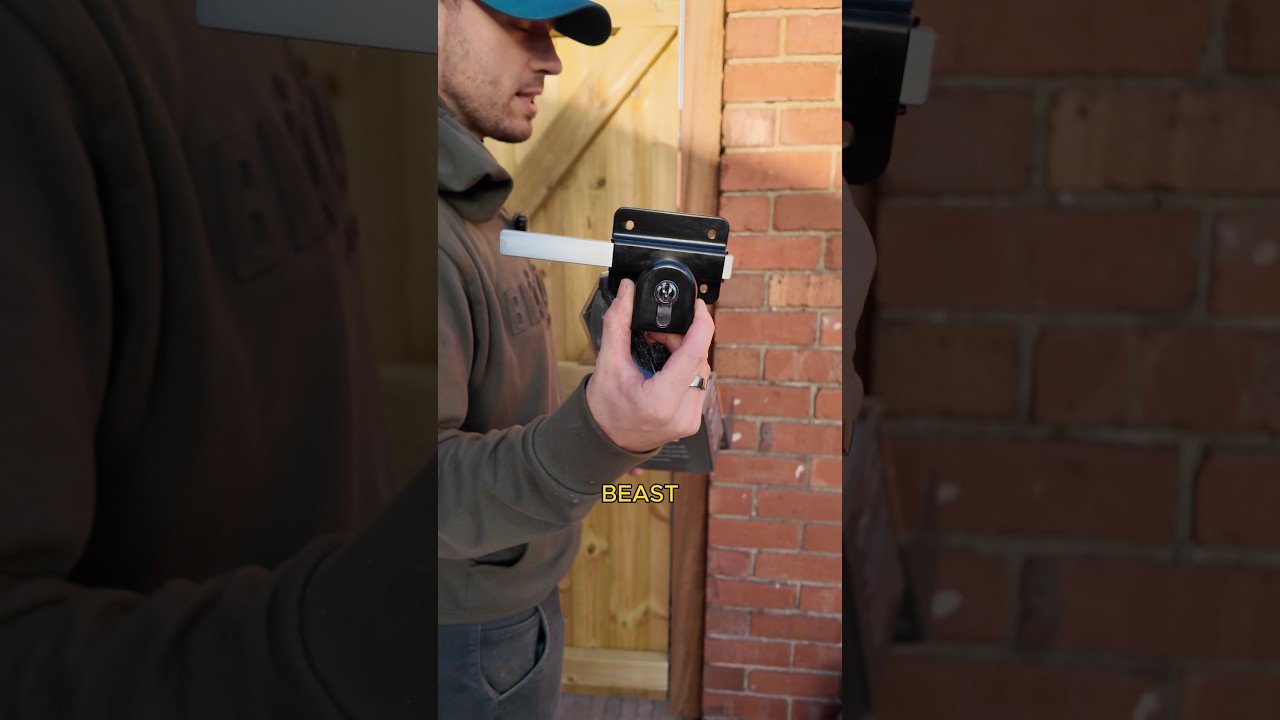 NAJLEPSZY zamek do bramy 🔐 #zr&oacute;bto_sam #brama #poprawa_domu #domy_w_uk
