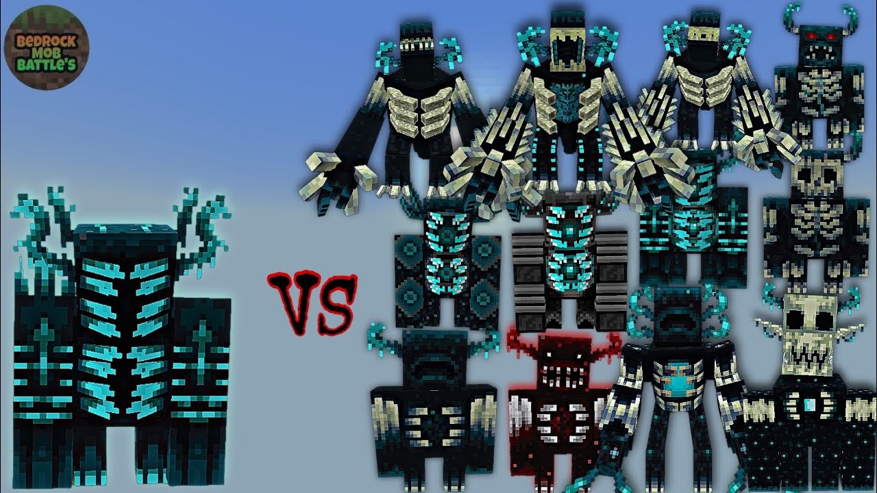 Zorden (Beefs) vs Warden Plus | Minecraft Bedrock | Mob Battle