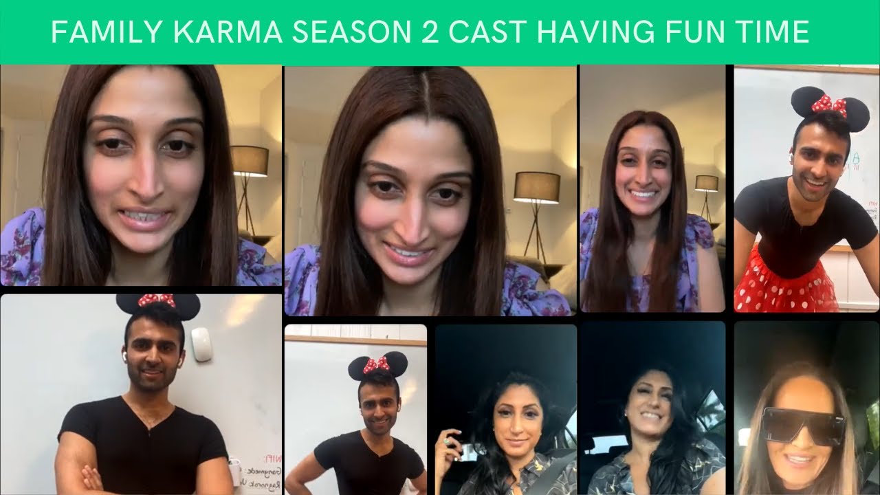 Family Karma Season 02 Cast Members Anisha, Bali and Dillon Having Fun Time With Lisa Barlow