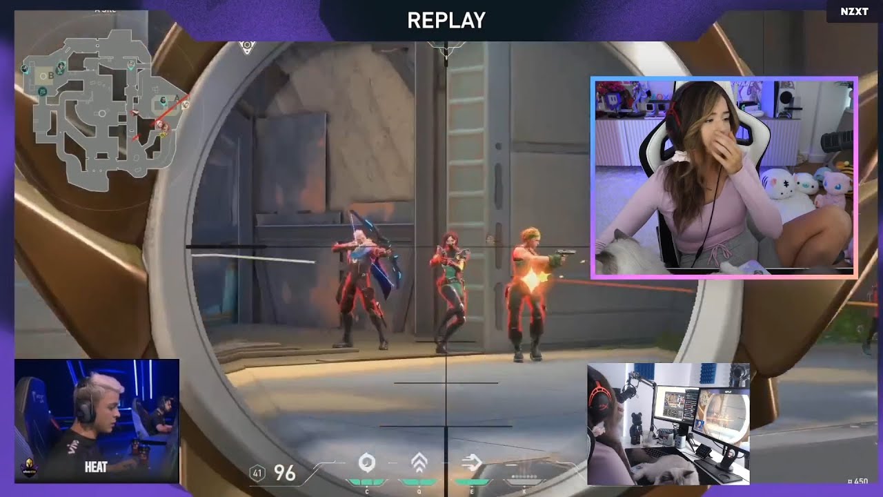 Pokimane Reacts On VK HEAT ACE