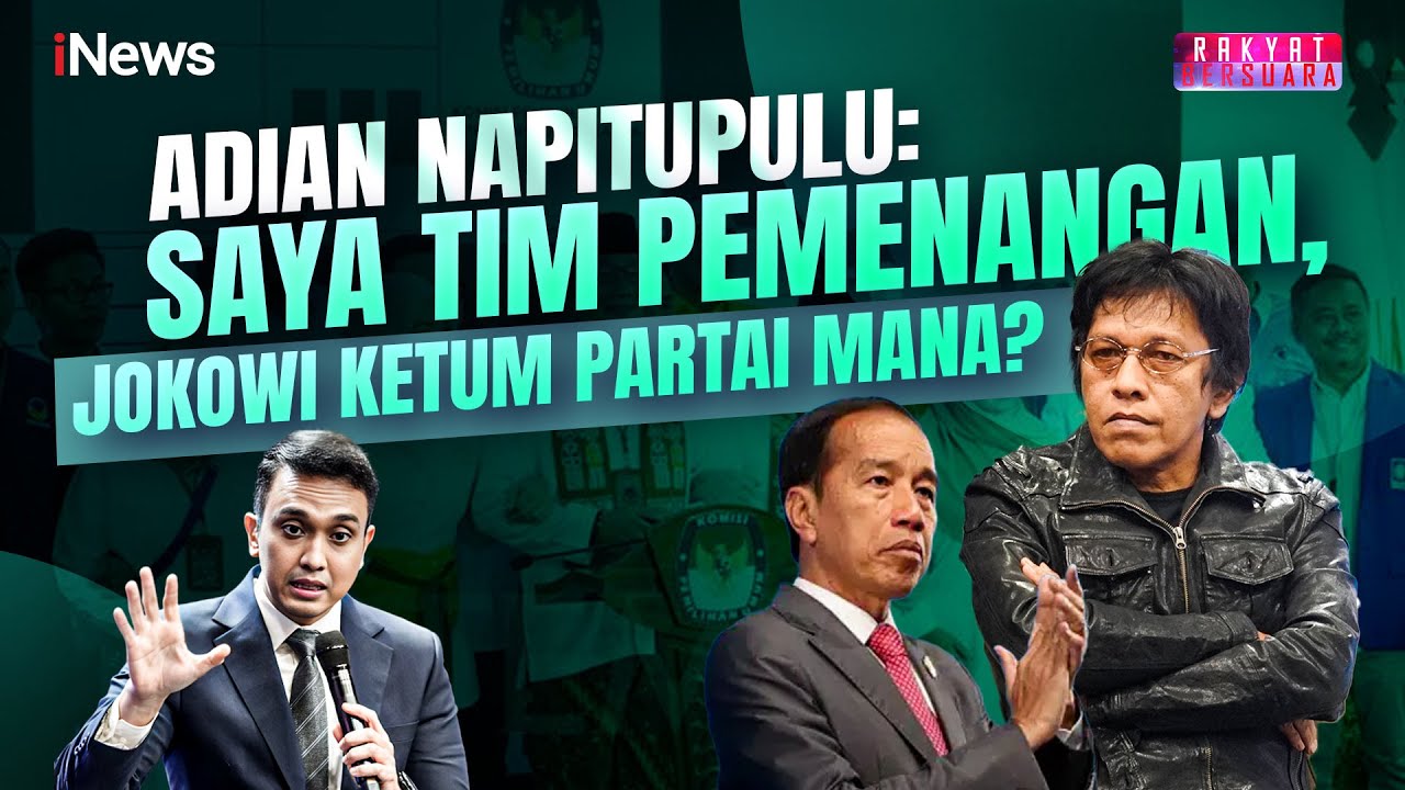 Singgung KTP RK dan Jokowi, Adian Dibuat Panas Waketum Jokowi Mania - Rakyat Bersuara 26/11