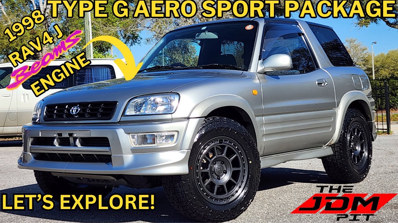 Let's Explore this 98 Rav4 J Type G Aero Sport Package with a Beams engine!