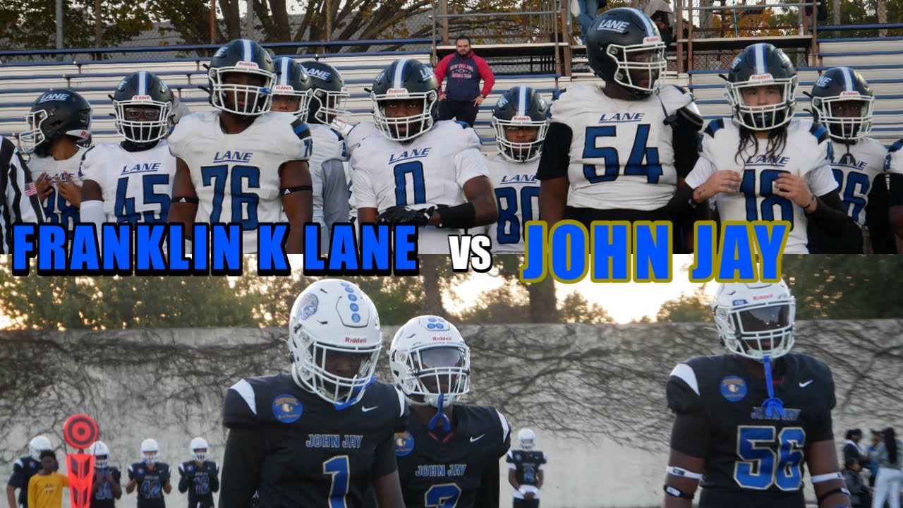 Franklin K Lane Vs John Jay (10/18/24) |PSAL NYC FOOTBALL!|